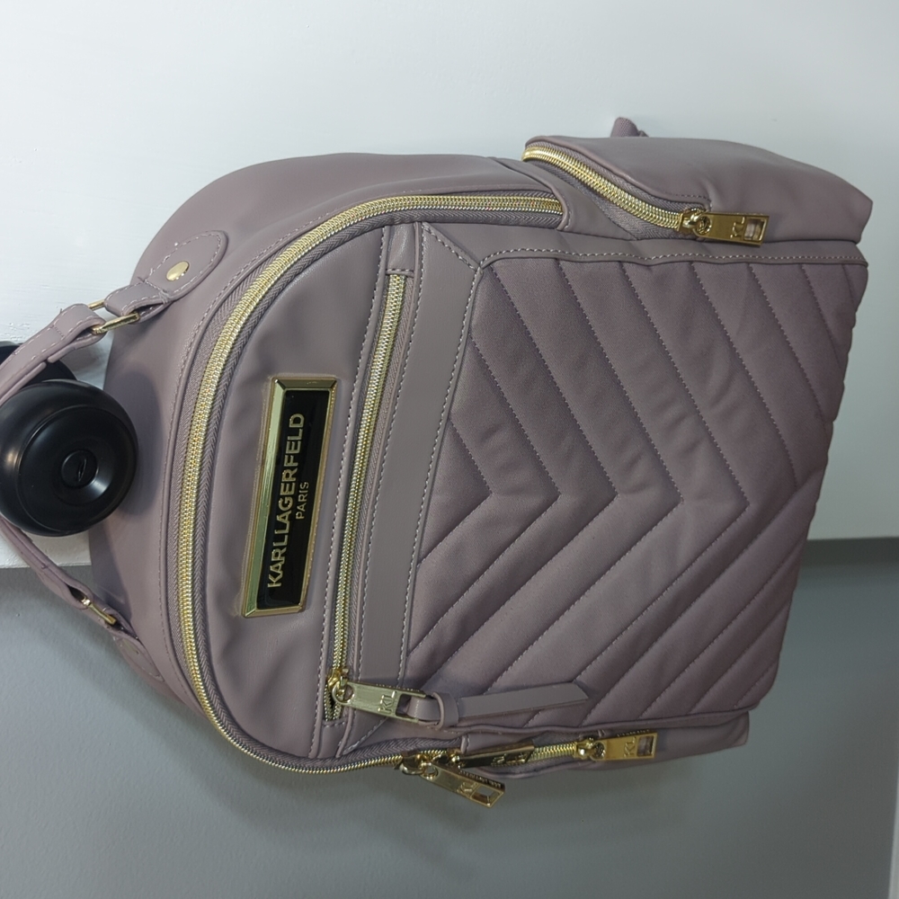 Karl Lagerdeld Paris Purple Backpack